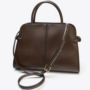 Elegant Trendy PU Leather Maxi City Bag, Chocolate Brown, Luxury Tote Handbag
